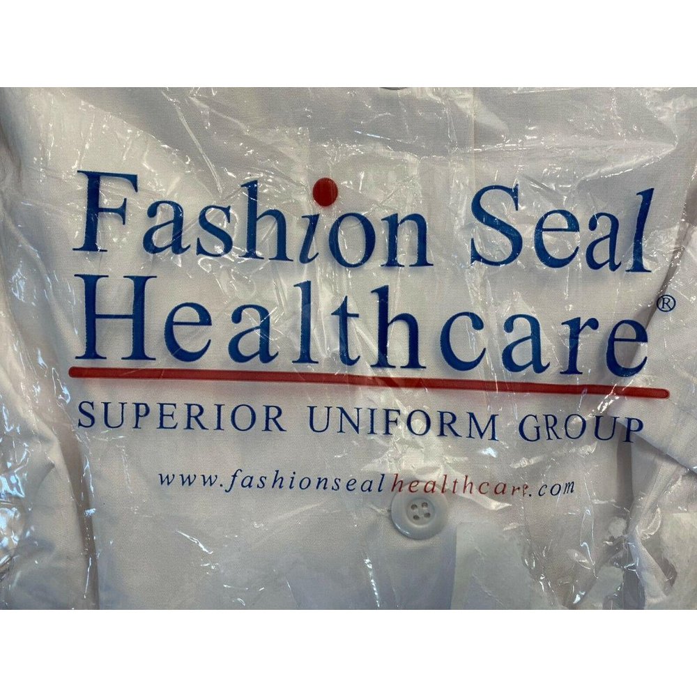 Fashion Seal Healthcare Knee Length White Lab Coat - Picture 11 of 12
